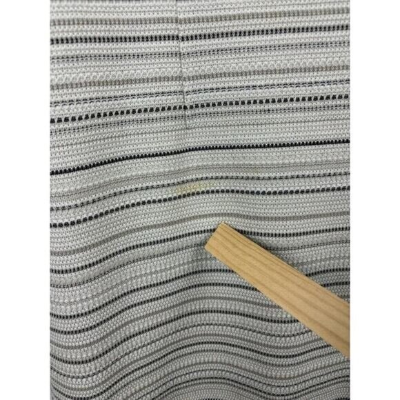 Misook‎ Womens Dress Size Large Black White Striped Sleeveless Career MINOR FLAW - Picture 9 of 11